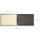 Navaris Cat Scratch Mat Sofa Shield - Προστατευτικό Καναπέ από Γρατζουνιές Γάτας - 130 x 45 cm - Dark Grey - White - 45105.19.02
