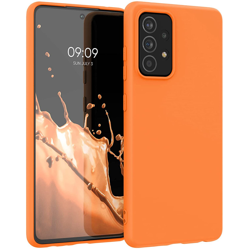KW Samsung Galaxy A52 / A52 5G / A52s 5G Θήκη Σιλικόνης TPU - Cosmic Orange - 54346.150