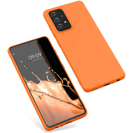 KW Samsung Galaxy A52 / A52 5G / A52s 5G Θήκη Σιλικόνης TPU - Cosmic Orange - 54346.150