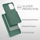 KW Samsung Galaxy A52 / A52 5G / A52s 5G Θήκη Σιλικόνης Rubber TPU - Forest Green - 54347.166