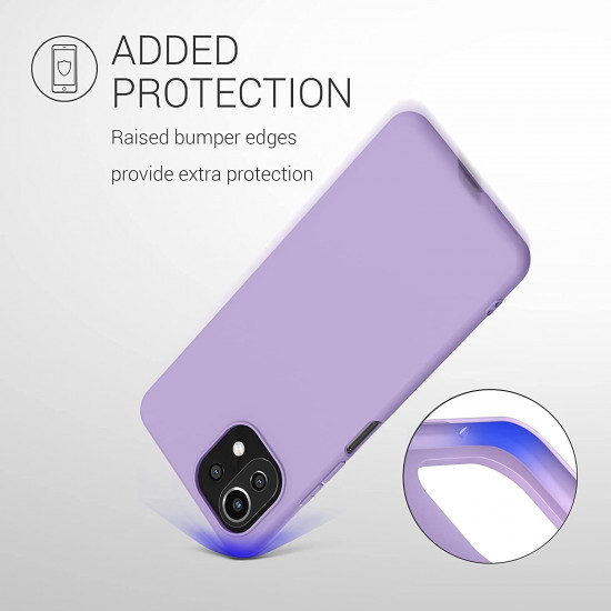 KW Xiaomi Mi 11 Lite / Mi 11 Lite 5G Θήκη Σιλικόνης TPU - Violet Purple - 54726.222