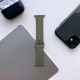 Tech-Protect Λουράκι Apple Watch 2 / 3 / 4 / 5 / 6 / 7 / 8 / 9 / SE - 38 / 40 / 41 mm IconBand Λαστιχένιο - Army Green