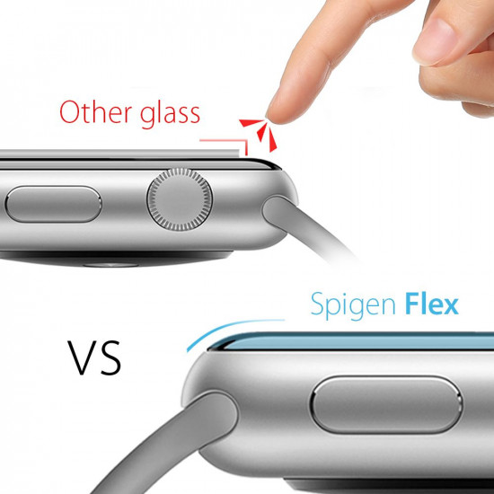 Spigen Προστασία Οθόνης Apple Watch 4 / 5 / 6 / SE Neo Flex HD 40mm - Προστατευτική Μεμβράνη Οθόνης - Clear