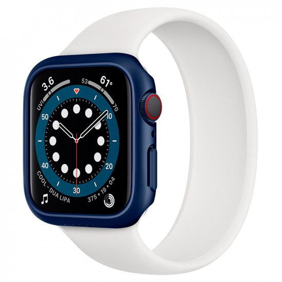 Spigen Θήκη Apple Watch 4 / 5 / 6 / SE 40mm Thin Fit - Metallic Blue
