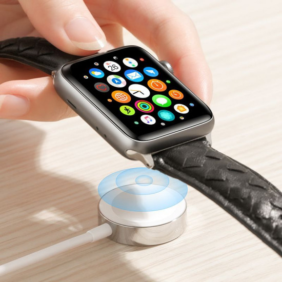 Joyroom Καλώδιο με Μαγνητική Βάση Φόρτισης για Apple Watch - 1.2m - White - S-IW001S