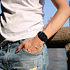 Tech-Protect Λουράκι Apple Watch 2 / 3 / 4 / 5 / 6 / 7 / 8 / 9 / SE / SE 2 / ULTRA / ULTRA 2 - 42 / 44 / 45 / 49 mm LeatherFit Δερμάτινο - Black