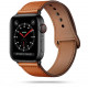 Tech-Protect Λουράκι Apple Watch 2 / 3 / 4 / 5 / 6 / 7 / 8 / 9 / SE / ULTRA / ULTRA 2 - 42 / 44 / 45 / 49 mm LeatherFit Δερμάτινο - Brown