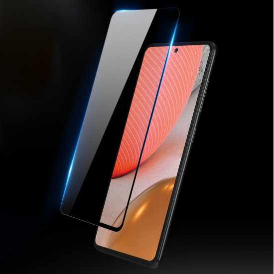Dux Ducis Samsung Galaxy A72 / A72 5G 9D 9H Full Screen Case Friendly Tempered Glass Αντιχαρακτικό Γυαλί Οθόνης - Black
