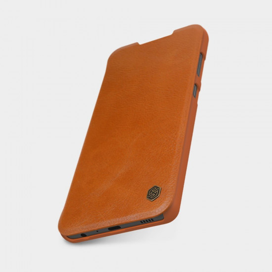 Nillkin Samsung Galaxy A72 / A72 5G Qin Leather Flip Book Case Θήκη Βιβλίο - Brown