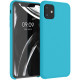 KW iPhone 11 Θήκη Σιλικόνης Rubber TPU - Sea Blue - 49724.223