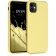 KW iPhone 11 Θήκη Σιλικόνης Rubberized TPU - Mellow Yellow - 50791.216