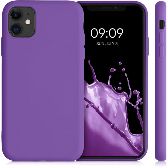 KW iPhone 11 Θήκη Σιλικόνης Rubberized TPU - Orchid Purple - 50791.221