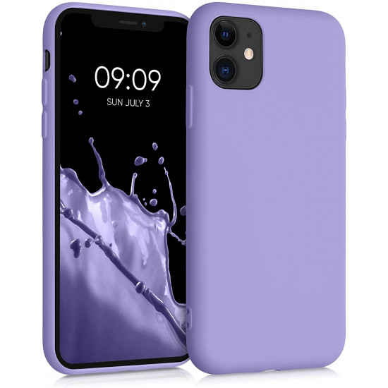 KW iPhone 11 Θήκη Σιλικόνης Rubberized TPU - Purple - 50791.222