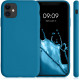 KW iPhone 11 Θήκη Σιλικόνης Rubberized TPU - Caribbean Blue - 50791.224