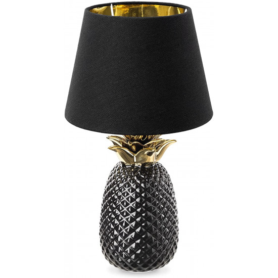 Navaris Desk Lamp Επιτραπέζιο Φωτιστικό - Ανανάς - 40cm - Black - 49151.01.01