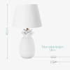 Navaris Desk Lamp Επιτραπέζιο Φωτιστικό - Ανανάς - 40cm - White - 49151.02.02