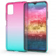 KW Xiaomi Poco M3 Θήκη Σιλικόνης TPU Design Two Colors - Pink / Blue / Διάφανη - 53975.01