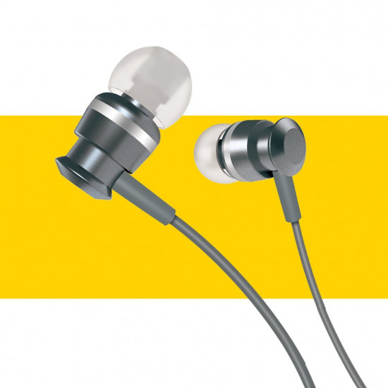 Joyroom JR-EL122 Metal Earphones 3.5mm Mini Jack - Ενσύρματα Ακουστικά για Κλήσεις / Μουσική - Gray