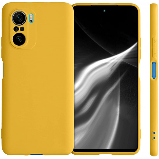 KW Xiaomi Poco F3 / Mi 11i Θήκη Σιλικόνης TPU - Honey Yellow - 54657.143