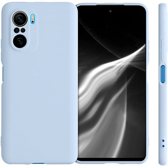 KW Xiaomi Poco F3 / Mi 11i Θήκη Σιλικόνης TPU - Light Blue Matte - 54657.58