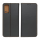 Forcell Samsung Galaxy S21 Ultra Smart Pro Θήκη Βιβλίο Stand από Γνήσιο Δέρμα - Black