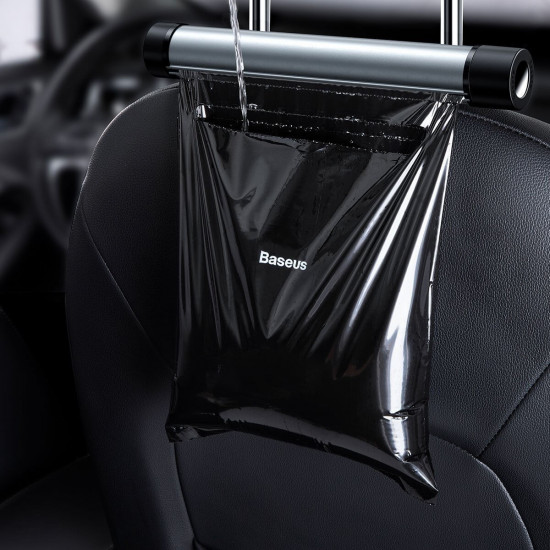Baseus Clean Garbage Bag for Back Seat - Ρολό με Σακούλες Απορριμάτων για τα Πίσω Καθίσματα του Αυτοκινήτου - Black - CRLJD-C01