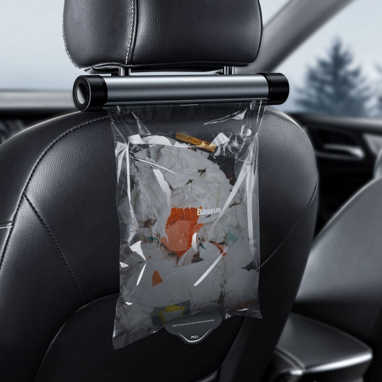 Baseus Clean Garbage Bag for Back Seat - Ρολό με Σακούλες Απορριμάτων για τα Πίσω Καθίσματα του Αυτοκινήτου - Black - CRLJD-C01