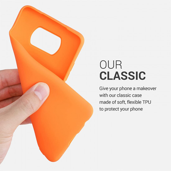 KW Xiaomi Poco X3 NFC / Poco X3 Pro Θήκη Σιλικόνης TPU - Cosmic Orange - 53482.150