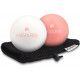 Navaris Lacrosse Massage Balls - Σετ με 2 Μπάλες Μασάζ - White / Pink - 42915