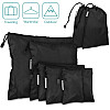 Navaris 7 Set Travel Storage Bags Σετ με 7 Σάκους Ταξιδιού από Πολυεστέρα - Black - 42954