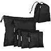 Navaris 7 Set Travel Storage Bags Σετ με 7 Σάκους Ταξιδιού από Πολυεστέρα - Black - 42954