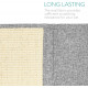 Navaris Scratch Carpet for Side of Sofa Προστατευτικό Καναπέ από Γρατζουνιές Γάτας - Δεξιά Πλευρά - 50 x 70 cm - Light Grey - 47363.19.25