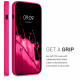 KW iPhone 12 / 12 Pro Θήκη Σιλικόνης TPU - Neon Pink - 54513.77
