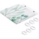 Navaris Κουρτίνα Μπάνιου - Design Green Plants - Green / White - 54265.02