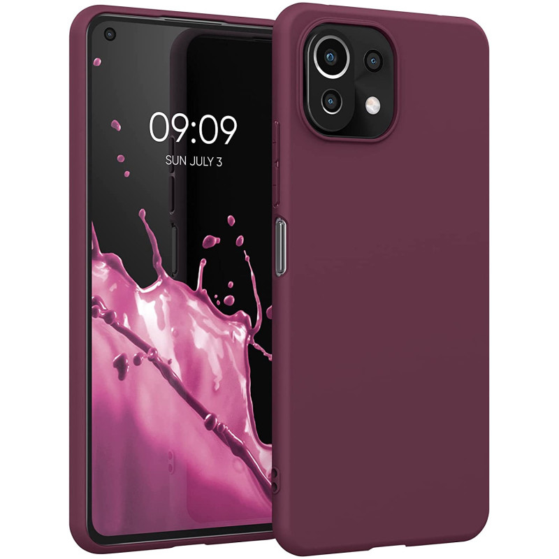 KW Xiaomi Mi 11 Lite / Mi 11 Lite 5G Θήκη Σιλικόνης TPU - Bordeaux Purple - 54726.187