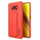 Wozinsky Xiaomi Poco X3 NFC / X3 Pro Kickstand Case - Θήκη Σιλικόνης με Finger Holder και Stand - Red