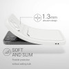 KW iPhone 12 / iPhone 12 Pro Θήκη Σιλικόνης TPU με Υποδοχή για Κάρτα - White - 55112.02