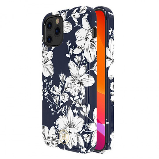 Kingxbar iPhone 12 / iPhone 12 Pro Blossom Series Σκληρή Θήκη με Swarovski Crystals - Lily - Multicolor