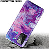 Cadorabo Samsung Galaxy A72 / A72 5G Θήκη Σιλικόνης TPU - Design Marble No.19 Mosaic Pattern - Pink / Purple / Marble