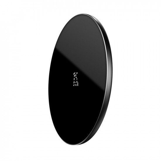 Baseus Simple Fast Wireless Charger for Smartphones 15W - Ασύρματος Φορτιστής Qi Charge με Καλώδιο USB Type-C - Black - WXJK-B01