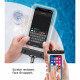 Tech-Protect Universal Αδιάβροχη Θήκη για Smartphones 6.9'' - Clear / Black