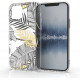 KW iPhone 12 Pro Max Θήκη Σιλικόνης TPU Design Jungle - Gold / Grey / Διάφανη - 53037.10