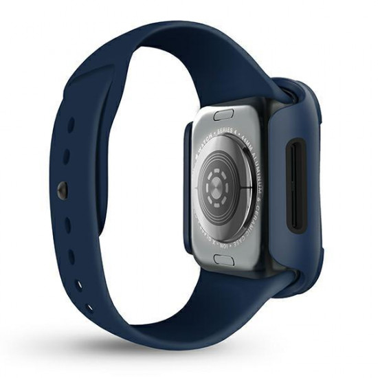 UNIQ Θήκη Apple Watch 4 / 5 / 6 / SE 44mm Torres με Αντιχαρακτικό γυαλί 9H - Nautical Blue