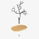 Navaris Stand Κοσμημάτων από Μέταλλο και Ξύλο - Design Tree - Black - 45615.01.3