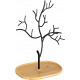 Navaris Stand Κοσμημάτων από Μέταλλο και Ξύλο - Design Tree - Black - 45615.01.3