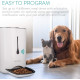 Navaris Automatic Pet Food Dispenser - Αυτόματη Ταΐστρα Φαγητού με Χρονοδιακόπτη για Κατοικίδιο - 6L - White - 44769.05