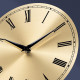 Navaris Analogue Wood Wall Clock Design Octagonal - Ρολόι Tοίχου - Light Brown / Gold - 54470.24.21