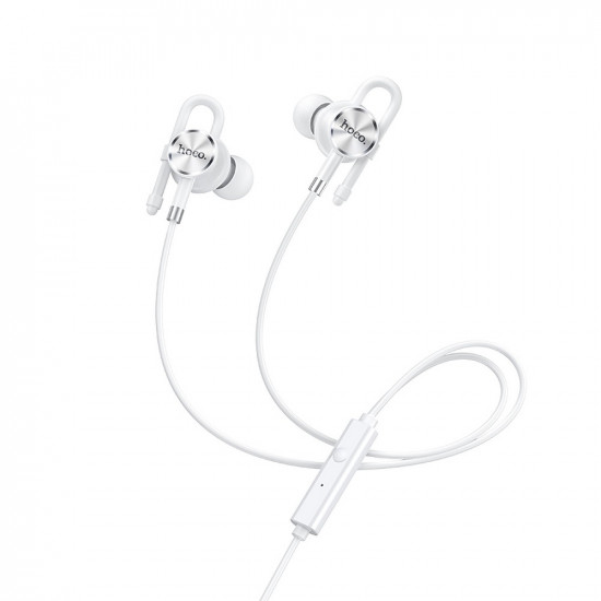 Hoco M84 Perfection Handsfree Ακουστικά με Ενσωματωμένο Μικρόφωνο - White