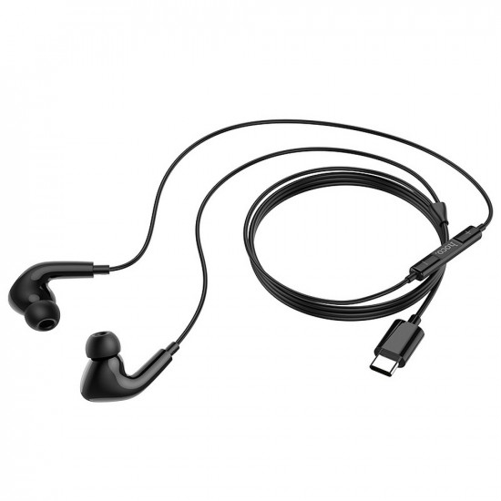 Hoco M1 Pro Original Series Handsfree Ακουστικά με Ενσωματωμένο Μικρόφωνο - Type-C - Black