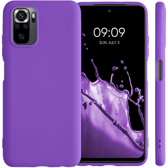 KW Xiaomi Redmi Note 10 / Note 10s / Poco M5s Θήκη Σιλικόνης TPU - Orchid Purple - 54541.221
